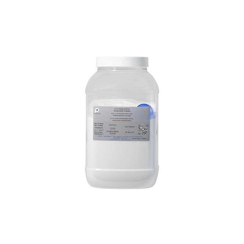 2,5 KG RESIN ACRYLIC TRANSPARENT (POWDER)