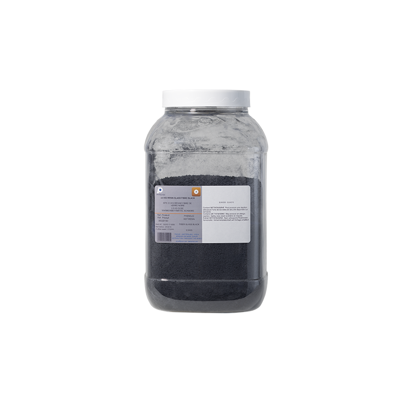 2,5 KG RESIN GLASS FIBRE BLACK