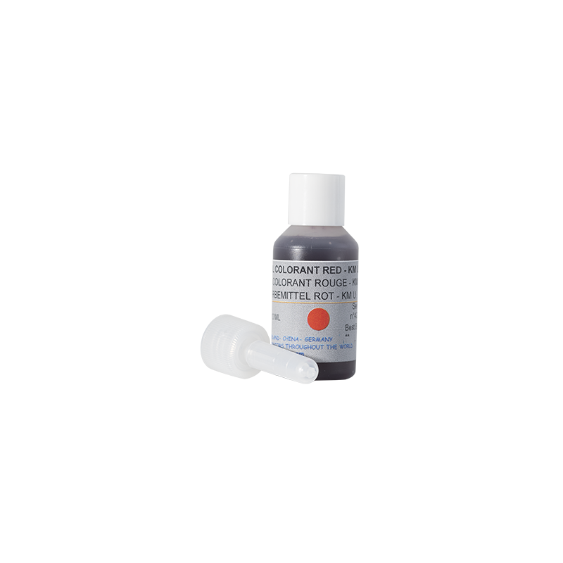 10 ML COLORANT ROUGE LIQUIDE POUR RESINE KM-U
