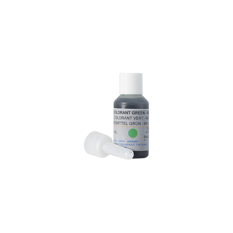 10 ML COLORANT VERT LIQUIDE POUR RESINE KM-U