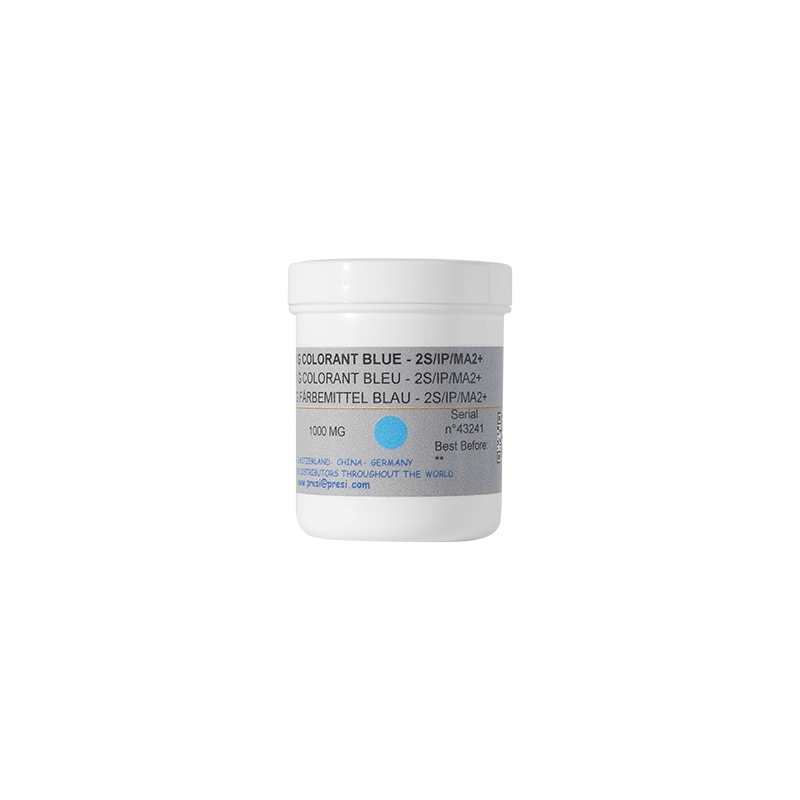 1000 MG COLORANT BLEU EN POUDRE POUR RESINES 2S - IP - MA2+