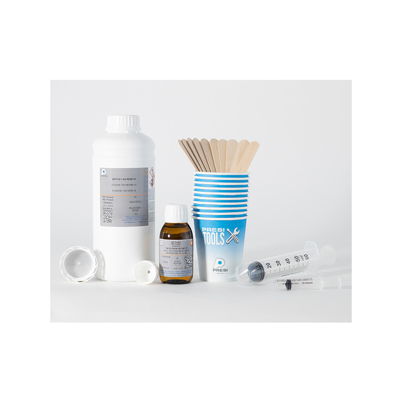 PACK 1 KG RESINE REF IP IMPREGNATION + 100 CC CATALYSEUR