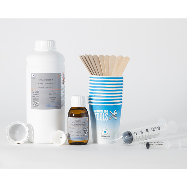 PACK OF 1 KG IMPREGNATION RESIN REF IP + 100 CC CATALYST