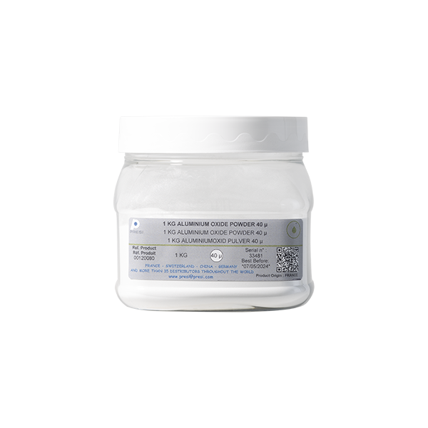 BOITE 1 KG OXYDE D'ALUMINE EN POUDRE 25 µ (FEPA 340)