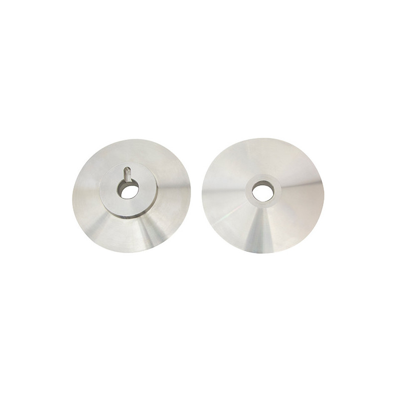 JEU DE FLASQUES INOX Ø 50 MM POUR DISQUE Ø 100 A 150 MM