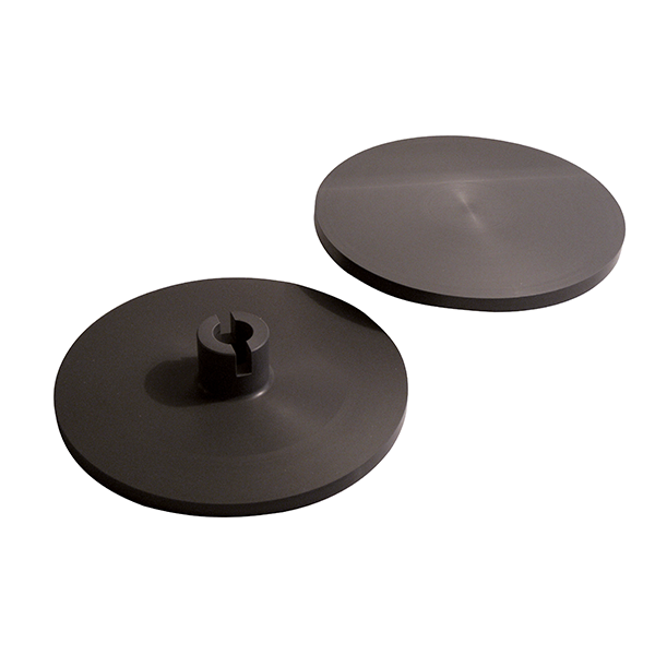 PLATEAU PLEIN PVC Ø 200 MM AVEC CONE USINE
