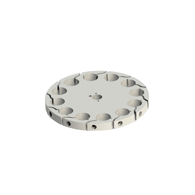 PLATINE Ø 210 MM POUR 12 ECHANTILLONS Ø 25 A 32 MM