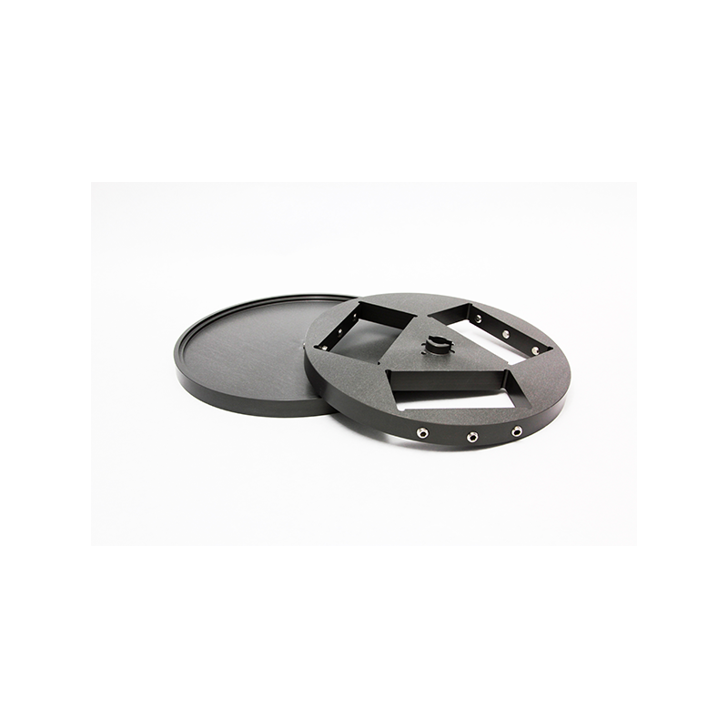 PLATINE Ø 220 MM POUR 3 ECHANTILLONS RECTANGULAIRES  50 x 100 MM
