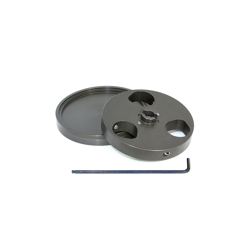 PLATINE Ø 120 MM POUR 3 ECHANTILLONS Ø 25 A 32 MM