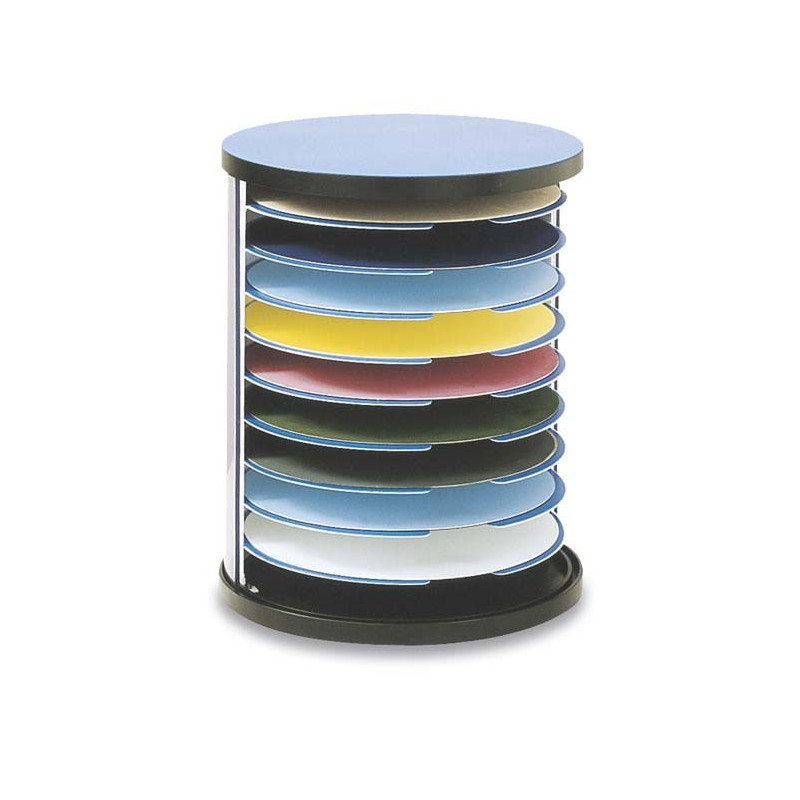 TOUR DE RANGEMENT 9 PLATEAUX Ø 200 A 300 MM