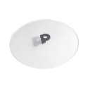 COUVERCLE EN PVC TRANSPARENT POUR POLISSEUSE Ø250MM