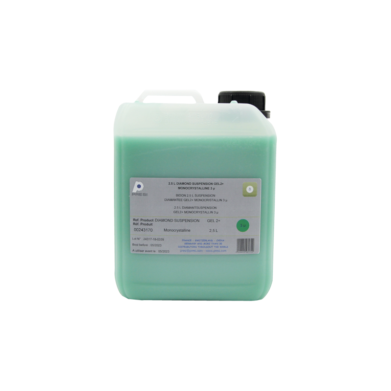 BIDON 2.5 L SUSPENSION DIAMANTEE GEL2+ MONOCRISTALLIN 3 µ