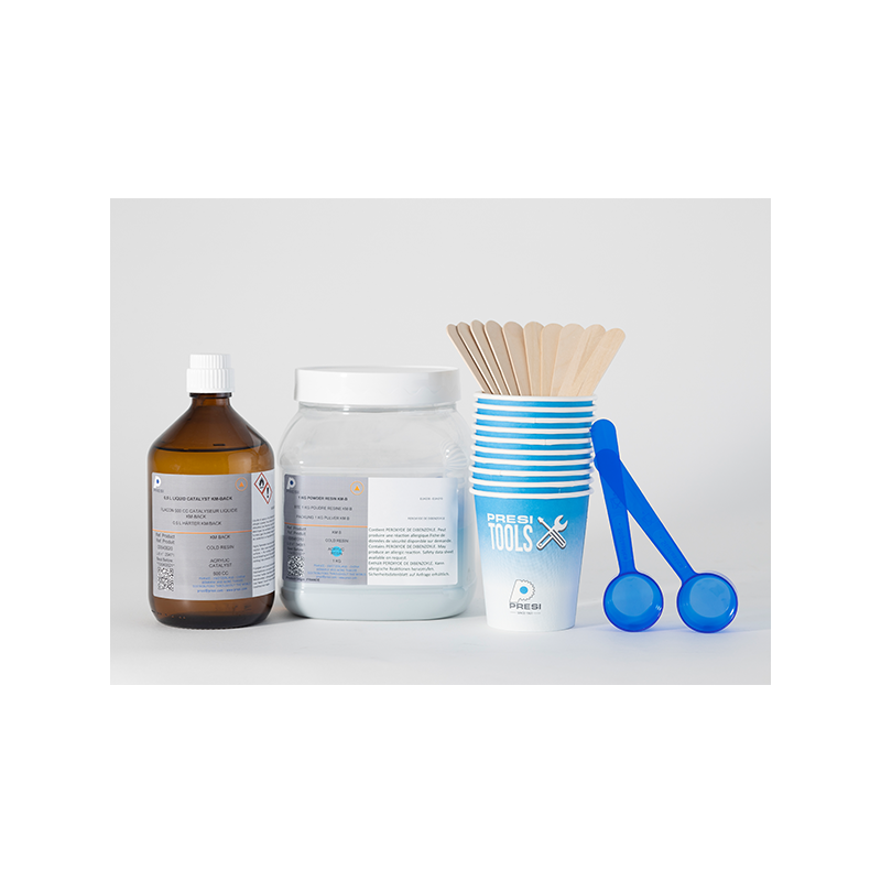 PACK 1 KG POWDER KM-B + 500 CC CATALYST
