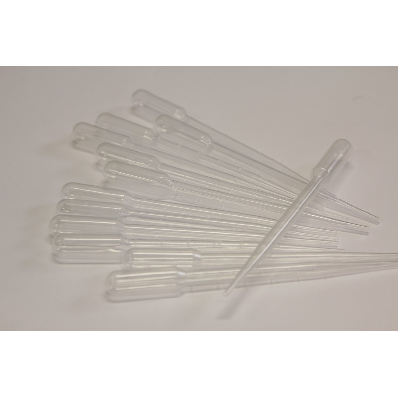 BOX OF 500 PIPETTES 3/0,5 ML LENGTH 155MM