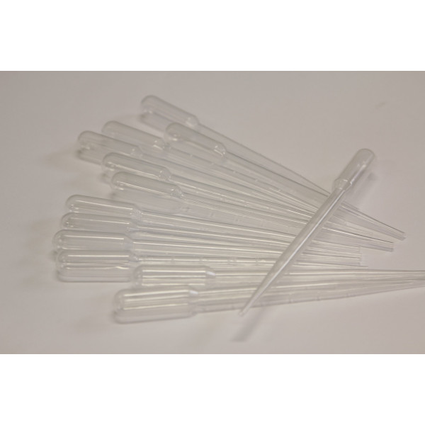 BOX OF 500 PIPETTES 3/0,5 ML LENGTH 155MM