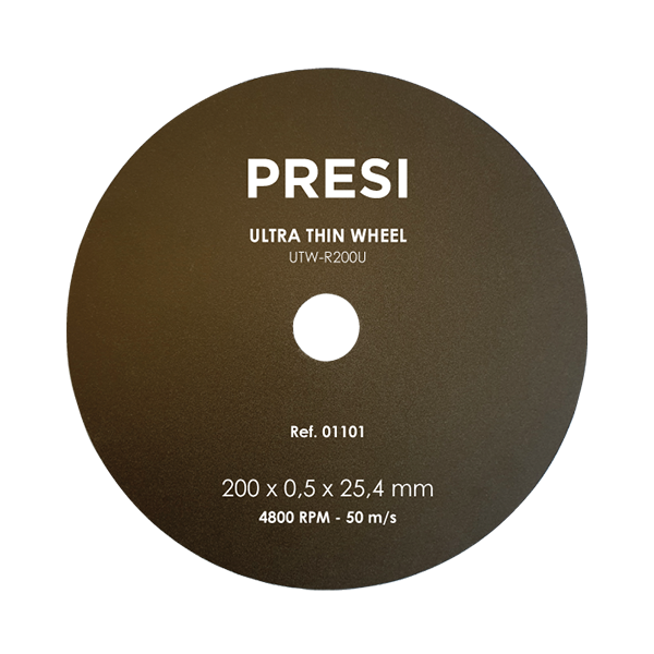 PCK OF 10 CUT OFF ULTRA THIN WHEELS UTW-R200U Ø 200 x 0.5 x 25,4 MM