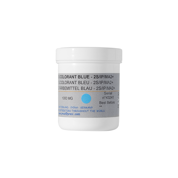 1000 MG POWDER COLORANT BLUE FOR 2S - IP - MA2+