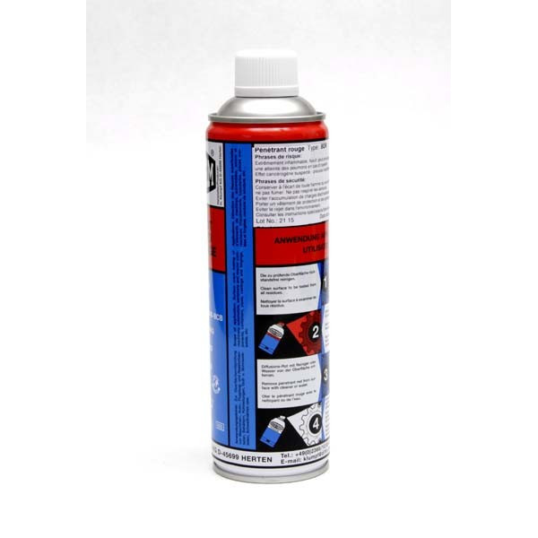 FLACON DE 500 ML SPRAY PENETRANT ROUGE