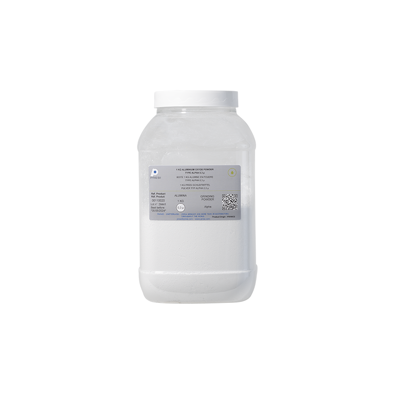 BOITE 1 KG ALUMINE EN POUDRE TYPE ALPHA 0,3 µ