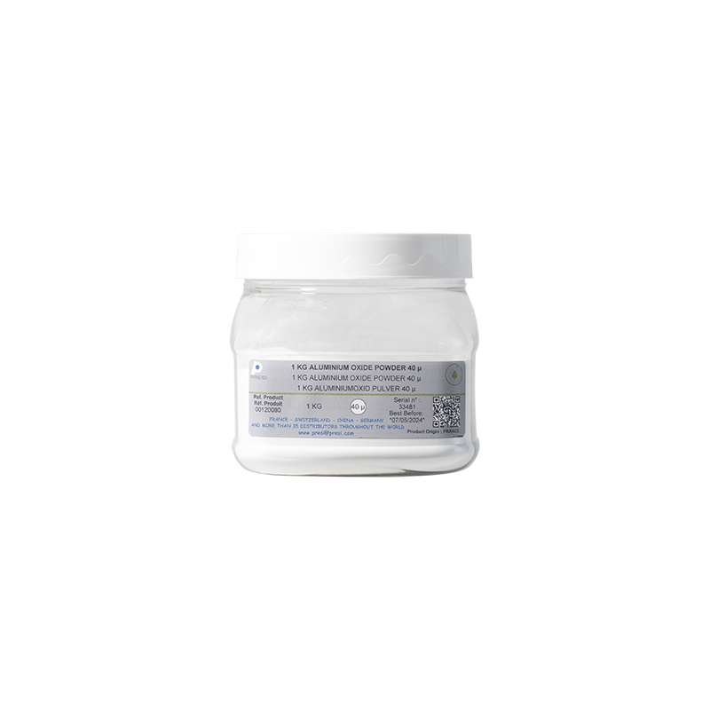 BOITE 1 KG OXYDE D'ALUMINE EN POUDRE 40 µ (FEPA 260)