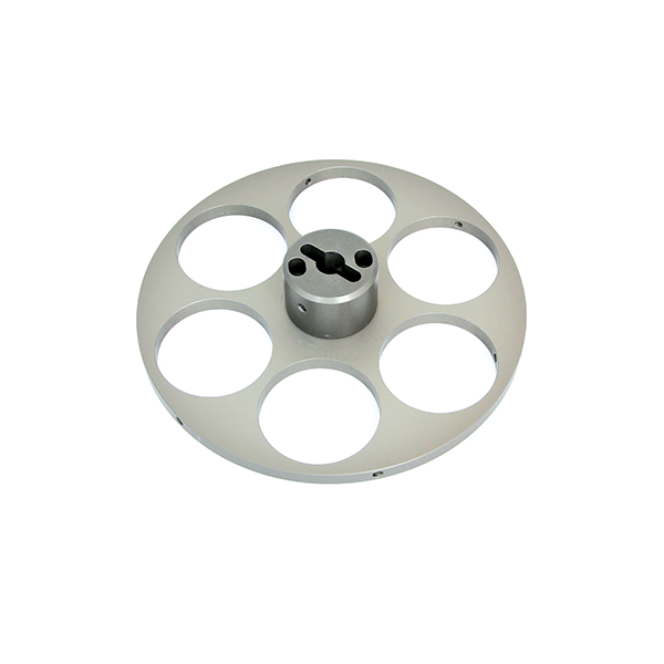 PLATINE Ø 160 MM POUR 6 ECHANTILLONS Ø 40 MM