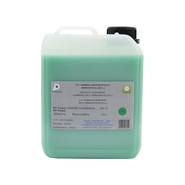 2.5 L DIAMOND SUSPENSION GEL2+ MONOCRYSTALLINE 3 µ